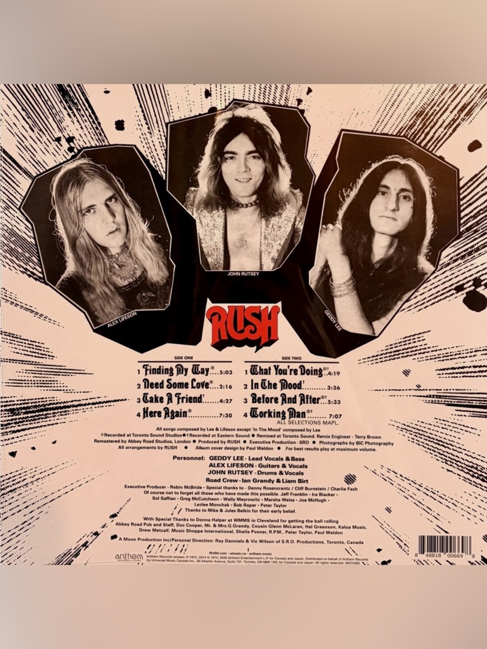 RUSH RUSH (LP). Vinyl LP. NEW!!! - Picture 2 of 2